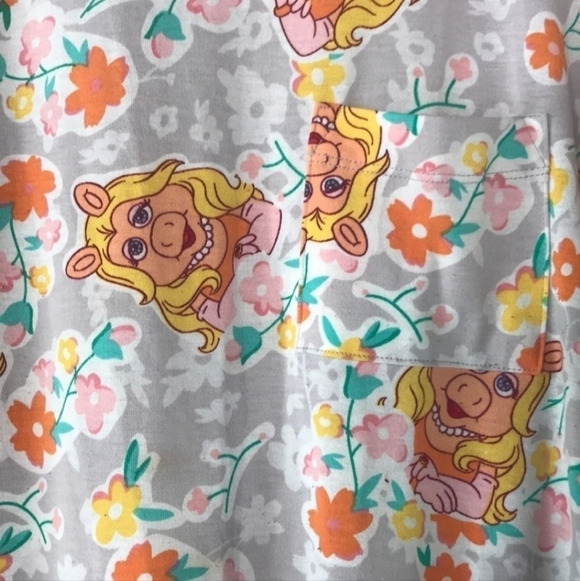 LuLaRoe Disney Collection Miss Piggy Carly Dress Above Knee Womens Medium 10-12 - Picture 3 of 6